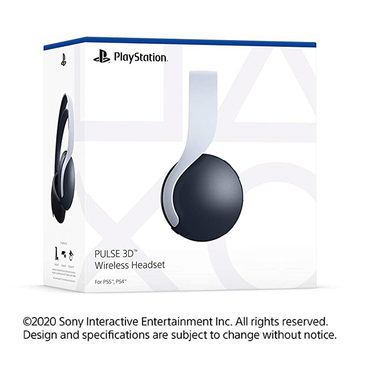 Sony PlayStation Pulse 3D Wireless Headset for PS5, White