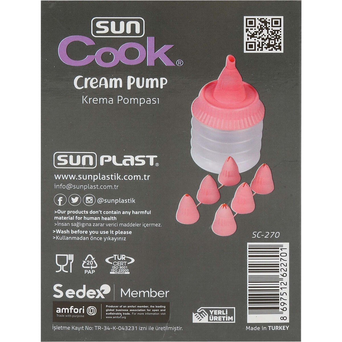 Sunplast Cream Pump SC-270