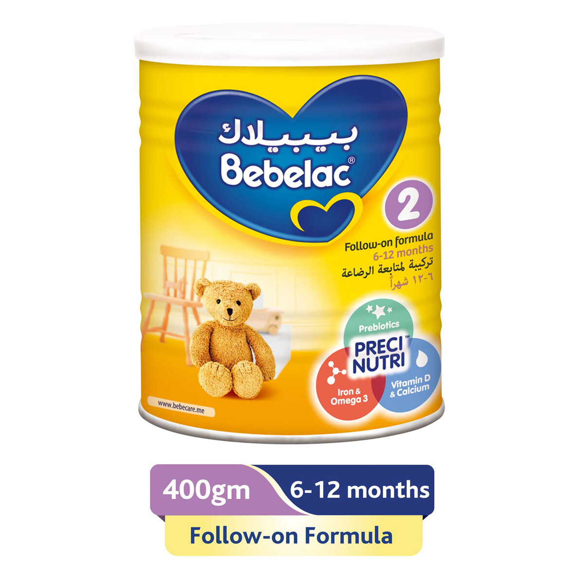 Bebelac Follow Up Formula Stage 2 From 6-12 Months 400 g