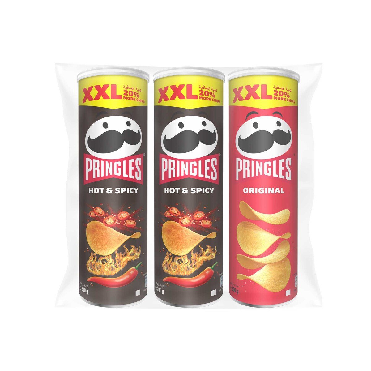 Pringles Chips Assorted Value Pack 3 x 200g