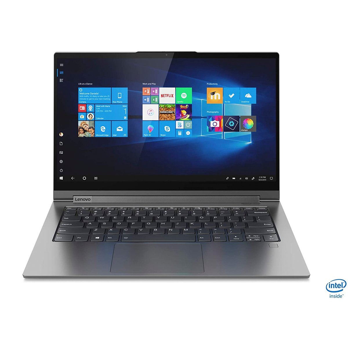 Lenovo Yoga C940, Intel Core i7-1065G7, 14" QHD, 16 GB RAM, 1TB SSD, Intergrated Graphics, Eng-Arb, Windows 10 Home, Iron Grey-[81Q900DLAX]