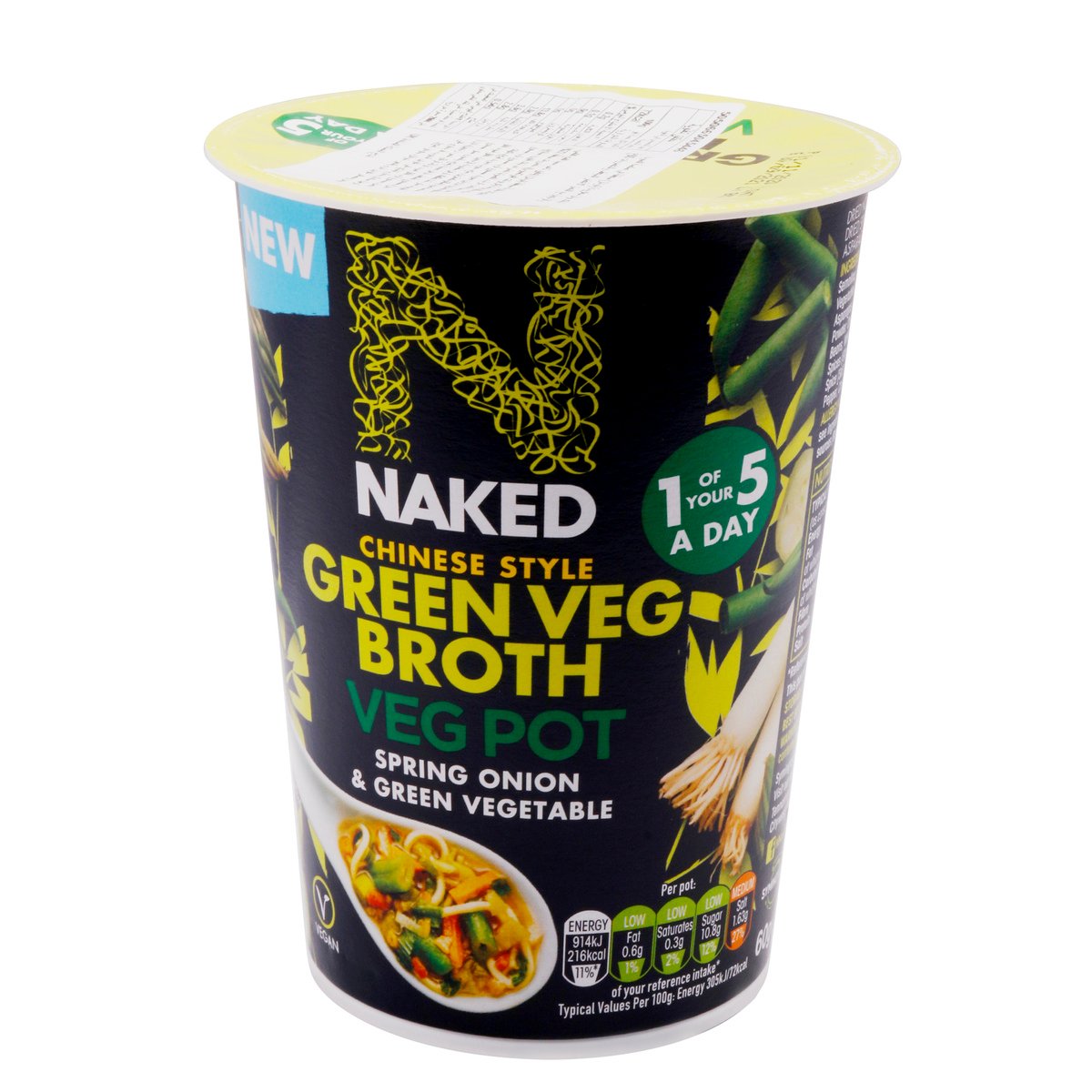 Naked Chinese Style Green Broth Veg Pot 60g