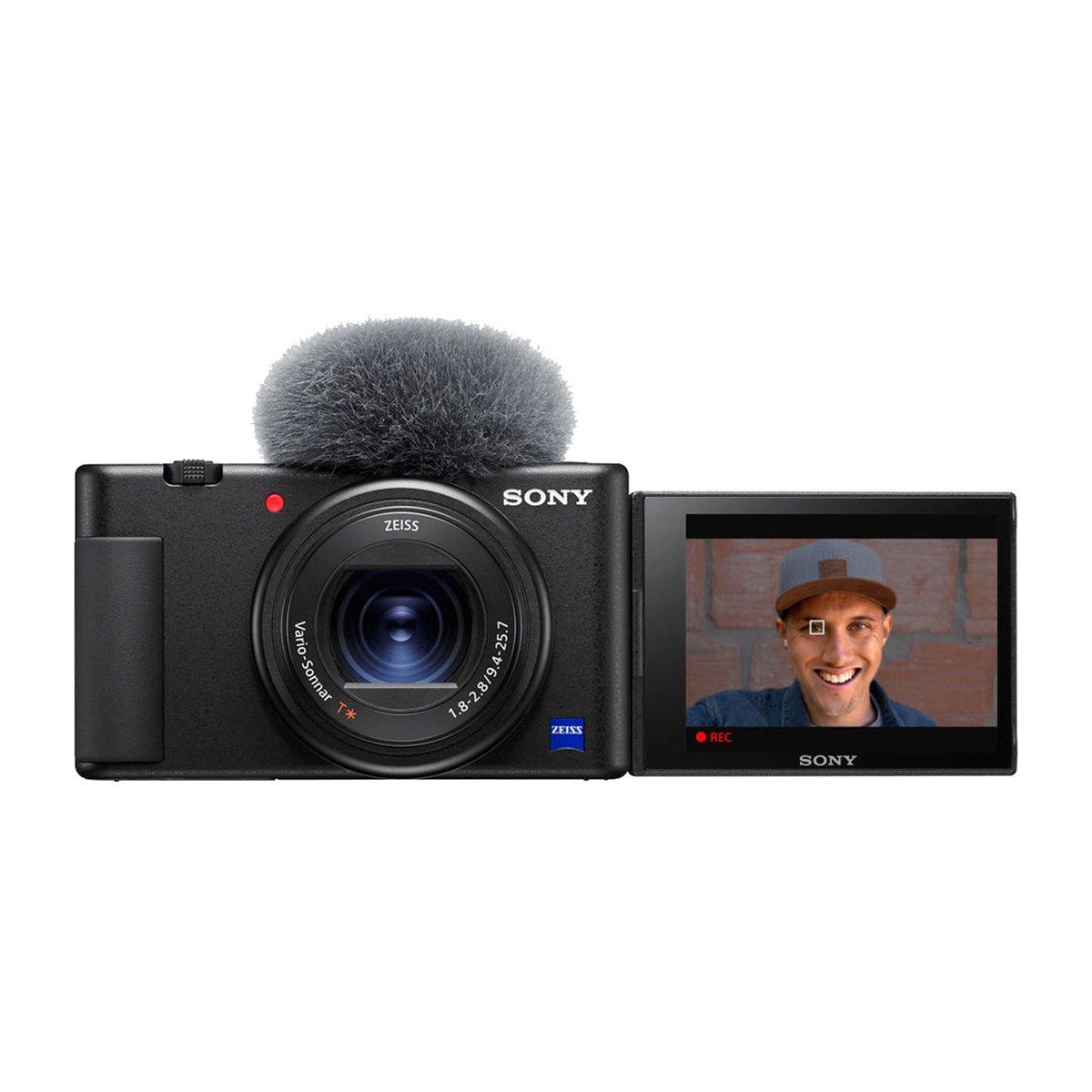 Sony Vlog camera ZV-1 20MP Black + Shooting Grip With Wireless Remote Commander GP-VPT2BT