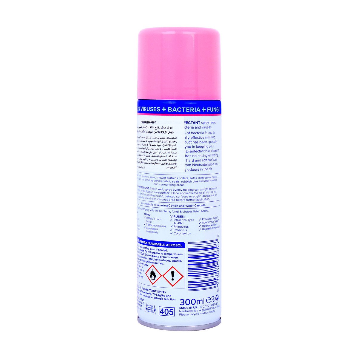 Neutradol One Disinfectant Hard & Soft Surface Spray Blush Bouquet 300ml