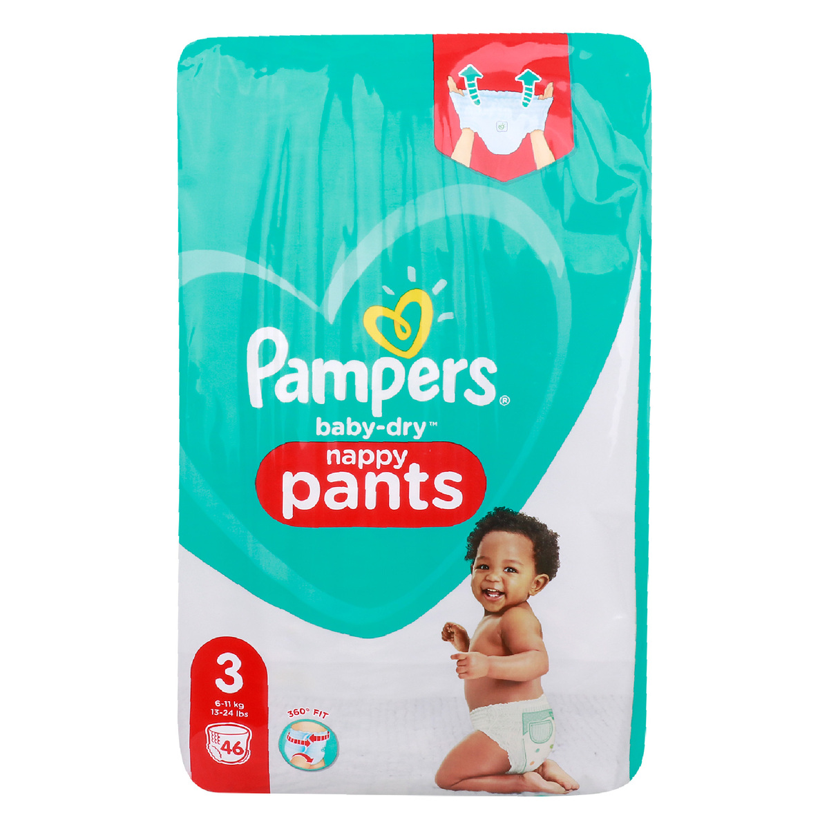 Pampers Baby-Dry Nappy Pants Diaper Size 3 6-11 kg 46 pcs Online at Best  Price, Baby Trainer Pants