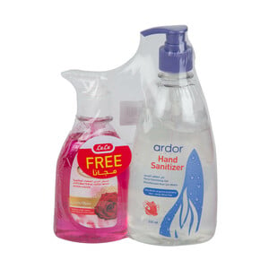 Ardor Hand Sanitizer 500ml + Anti-Bacterial Handwash Assorted 250ml