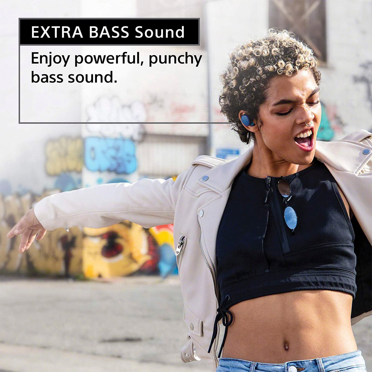 SONY True Wireless In-ear Headphone with Xtra Bass WF-XB700 Blue