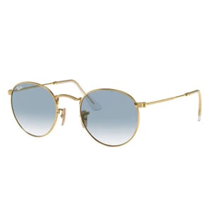 Ray-Ban Men Sunglass 0RB3447N Round Gold