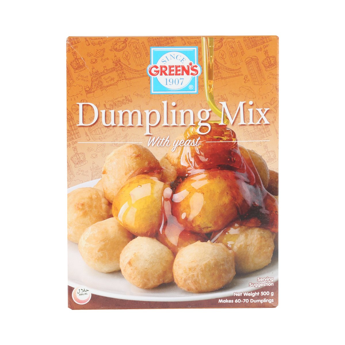 Greens Dumpling Mix 500g