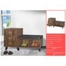 Maple Leaf Shoes Cabinet With Seat 208CU1
