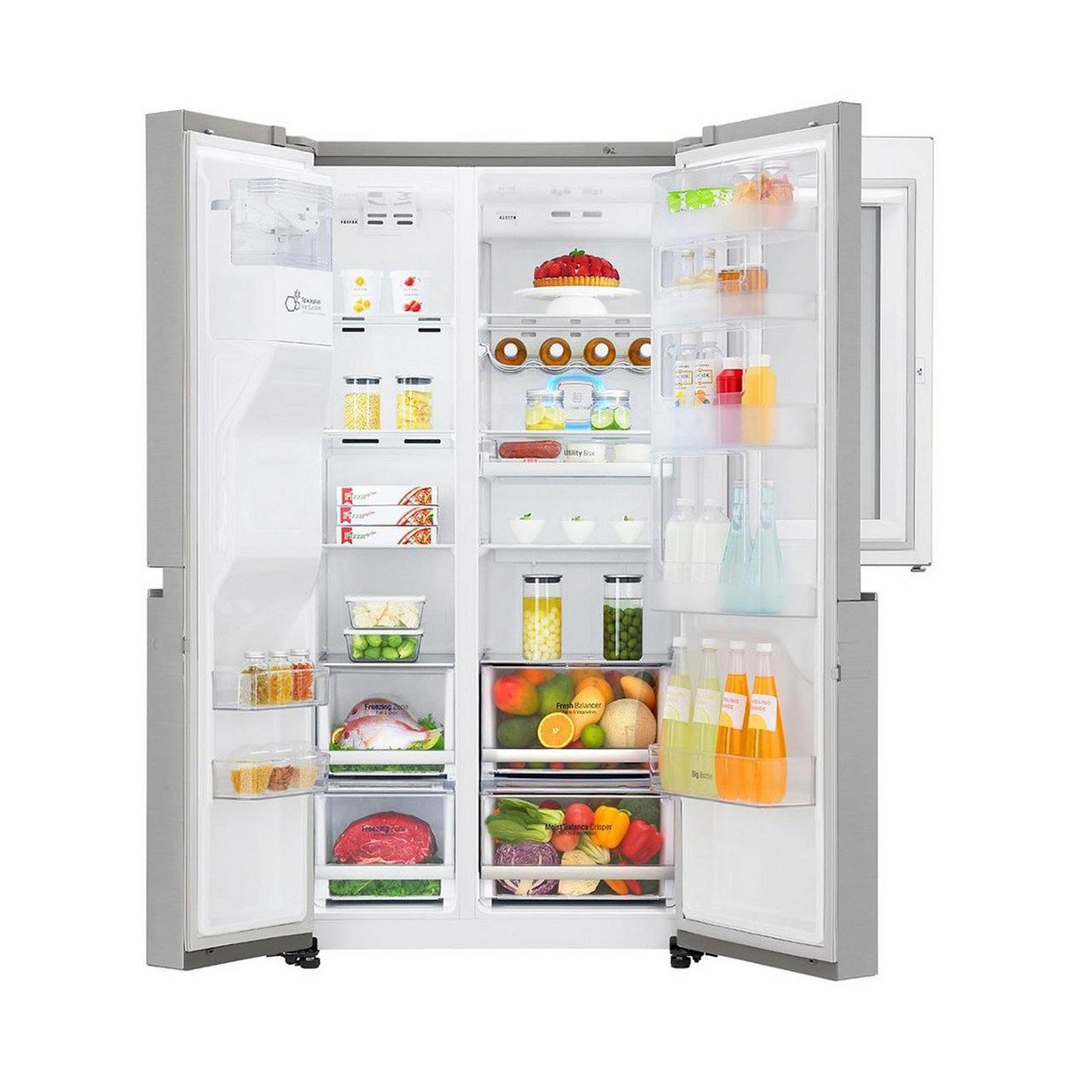 LG Side by Side Refrigerator LS242VBVLN 600Ltr