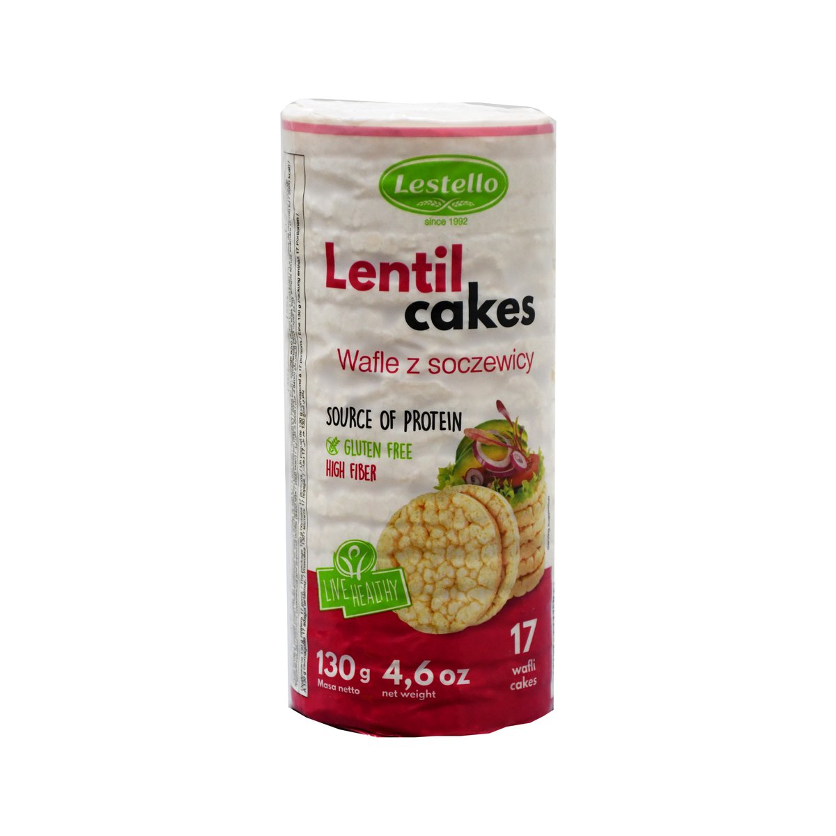 Lestello Lentil Rice Cake 130g