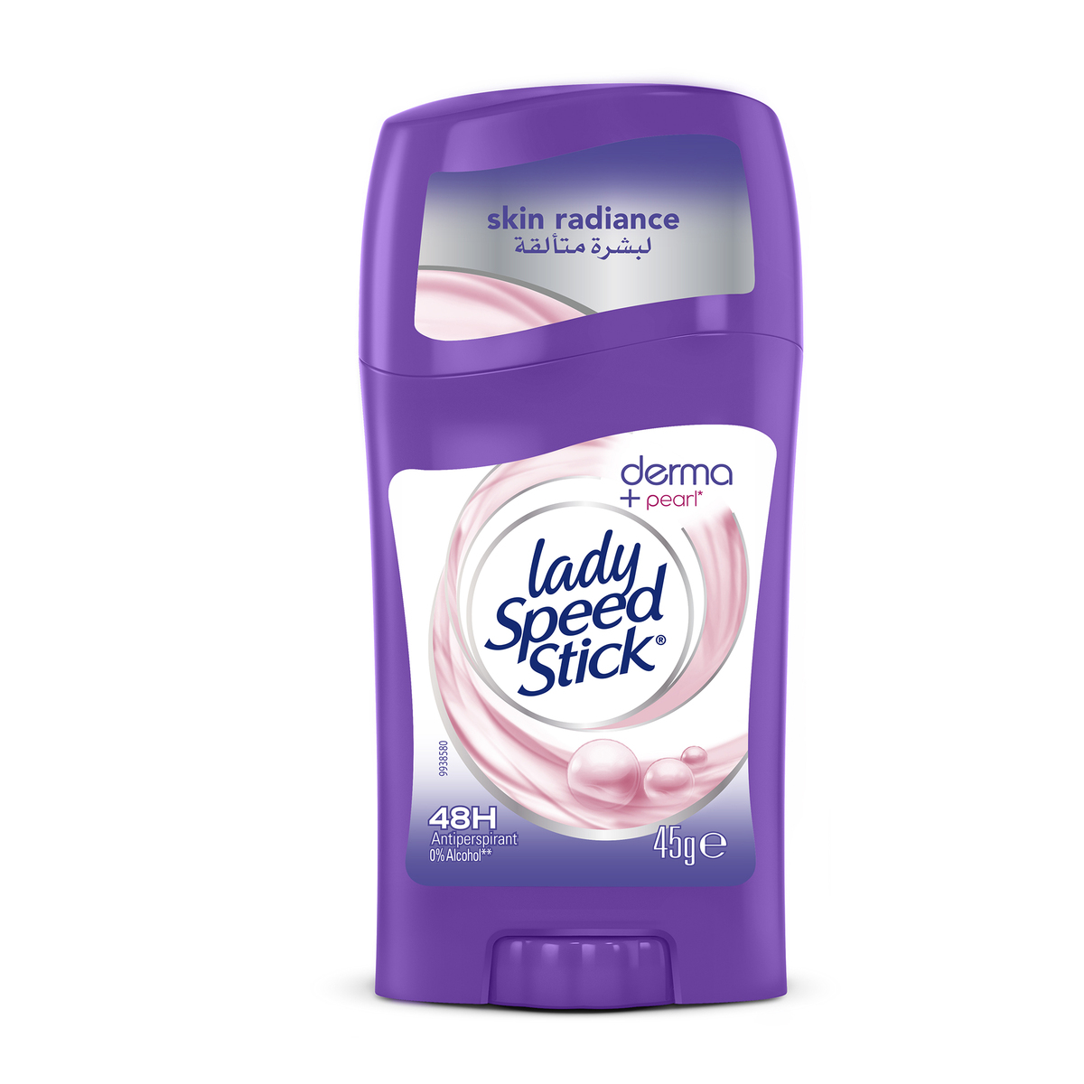 Mennen Lady Speed Stick Derma Sticks Anti-Perspirant Deodorant Radiant Skin Appearance Pearl 45 g