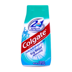 Colgate Toothpaste & Mouthwash 2in1 Icy Blast 130g