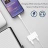 Iends Lightning to 3.5mm Headphone Jack Adapter Aux Adapter IE-AD788