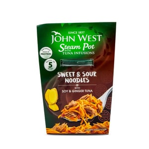 John West Steam Pot With Tuna Infusions Sweet & Sour Noodles 140g