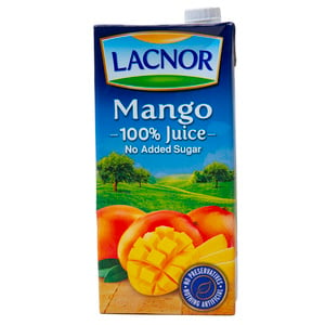 اشتري قم بشراء Lacnor Mango Juice 1 Litre Online at Best Price من الموقع - من لولو هايبر ماركت Fruit Juice Tetra في الامارات