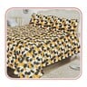 Red Berry Bed Sheet + 2pcs Pillow Cover King 240x260cm Yellow