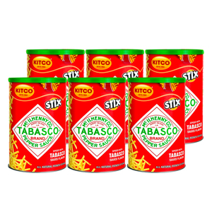 Kitco Stix Tabasco Pepper Sauce Potato Sticks 6 x 45g