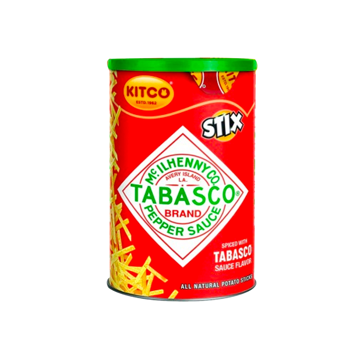 Kitco Stix Tabasco Pepper Sauce Potato Sticks 6 x 40 g