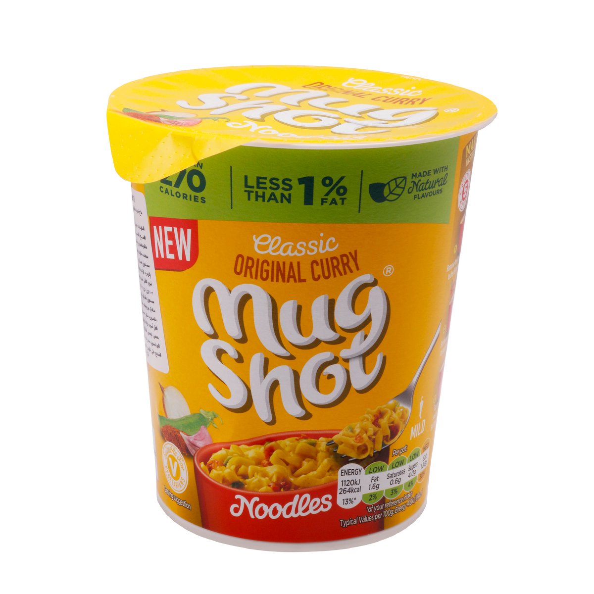 Mugshot Classic Original Curry Noodles 68g