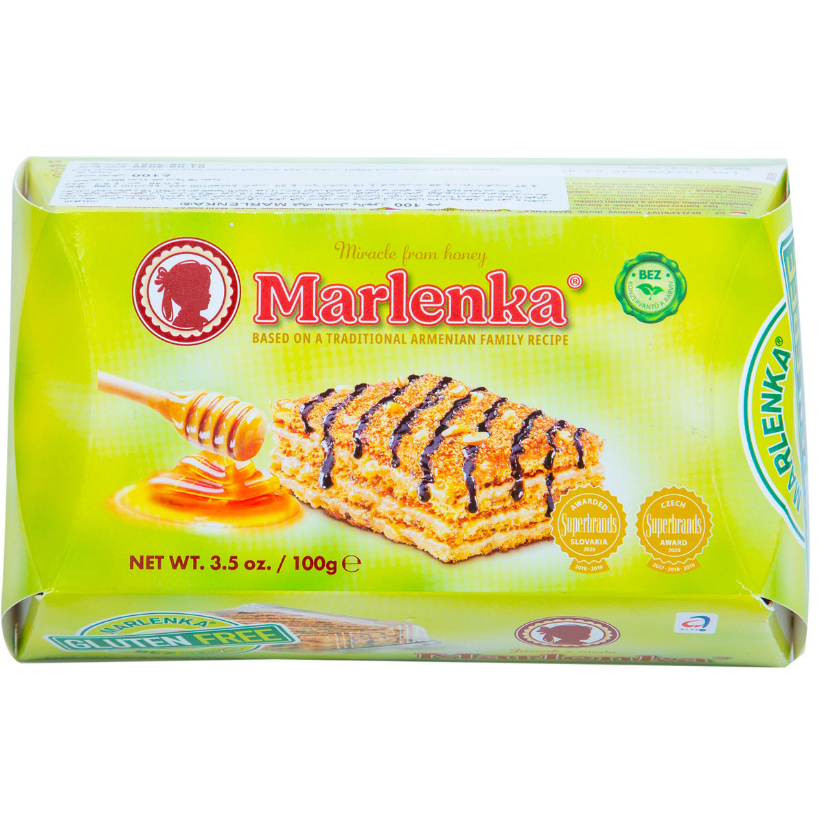 Marlenka Gluten Free Honey Walnut Cake 100 g