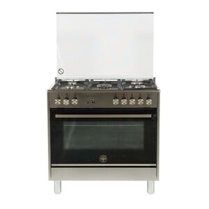 Lagermania Gas Cooking Range TUS95C81CX/20 90x60cm 5 Gas Burner Made In Italy