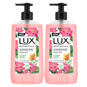 Lux Botanicals Glowing Skin Lotus & Honey Handwash 2 x 250ml
