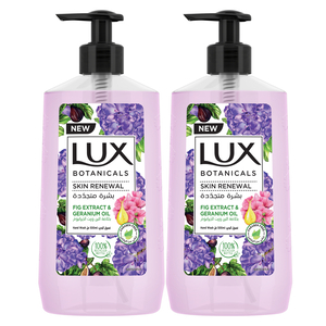 Lux Botanicals Skin Renewal Fig Extract & Geranium Oil Handwash 2 x 250ml