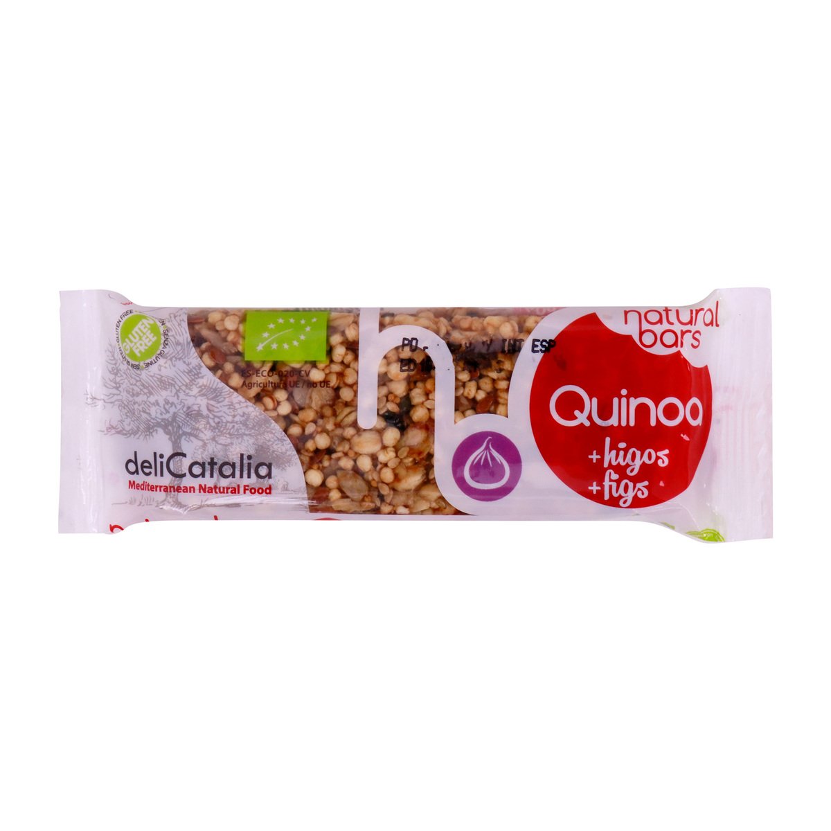 Delicatalia Organic Cereal Bar With Quinoa & Figs 30g