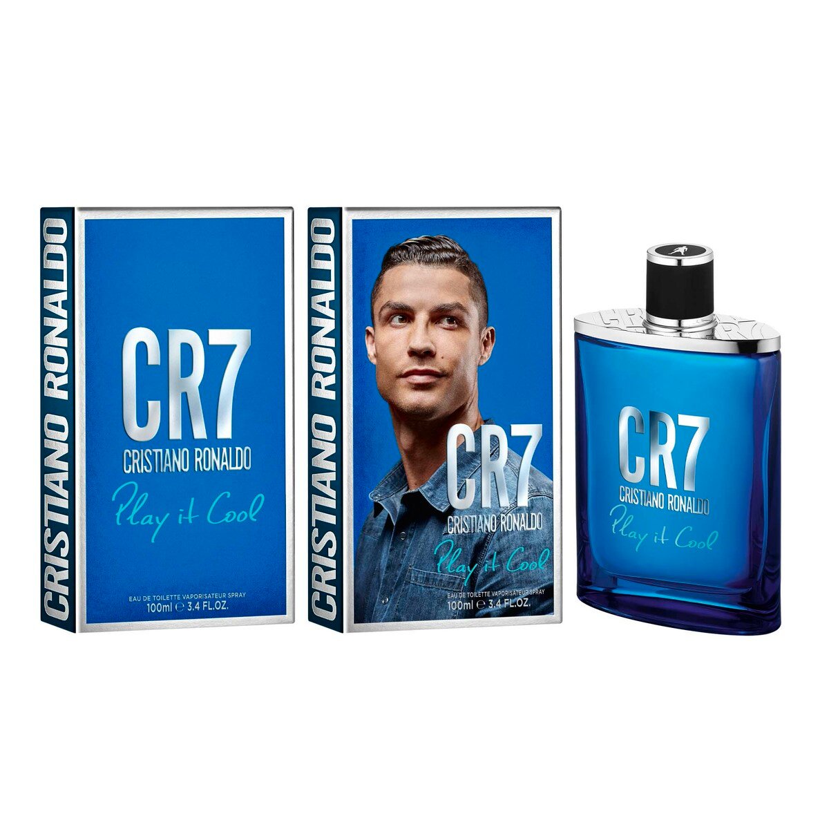 Buy Cristiano Ronaldo CR7 Play It Cool Vaporisateur Spray EDT for Men 100ml Online at Best Price | FF-Men-EDT | Lulu KSA in UAE