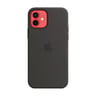 iPhone 12 , 12 Pro Silicone Case with MagSafe - Black