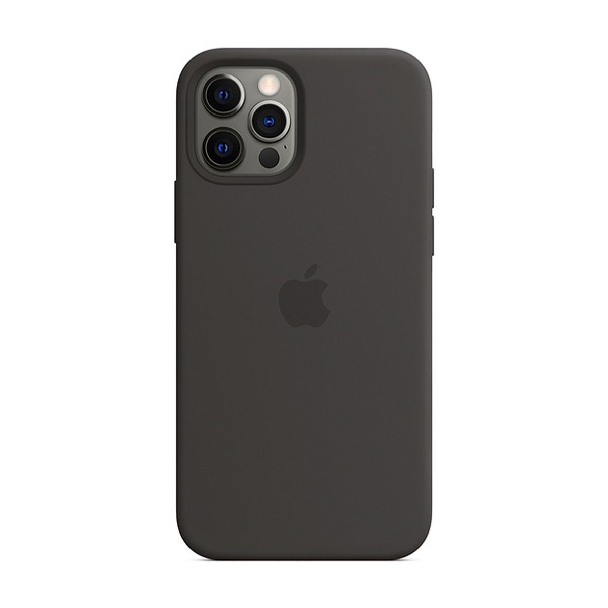 iPhone 12 , 12 Pro Silicone Case with MagSafe - Black