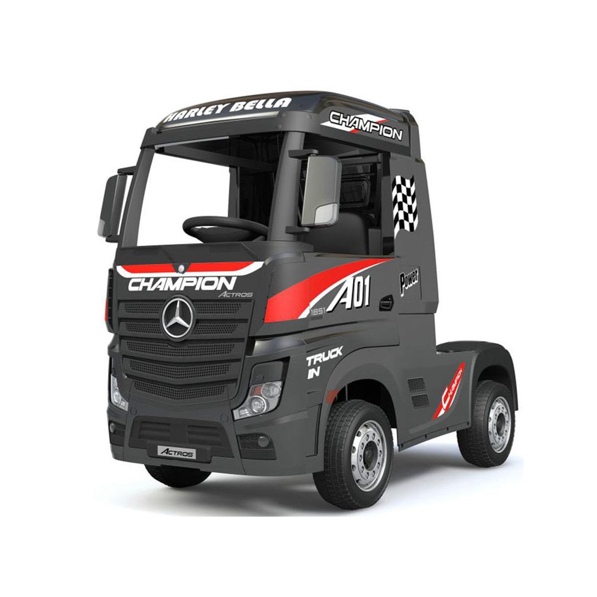 Benz Actros LX-358 Kids Ride On Electric Toy Car Assorted Color