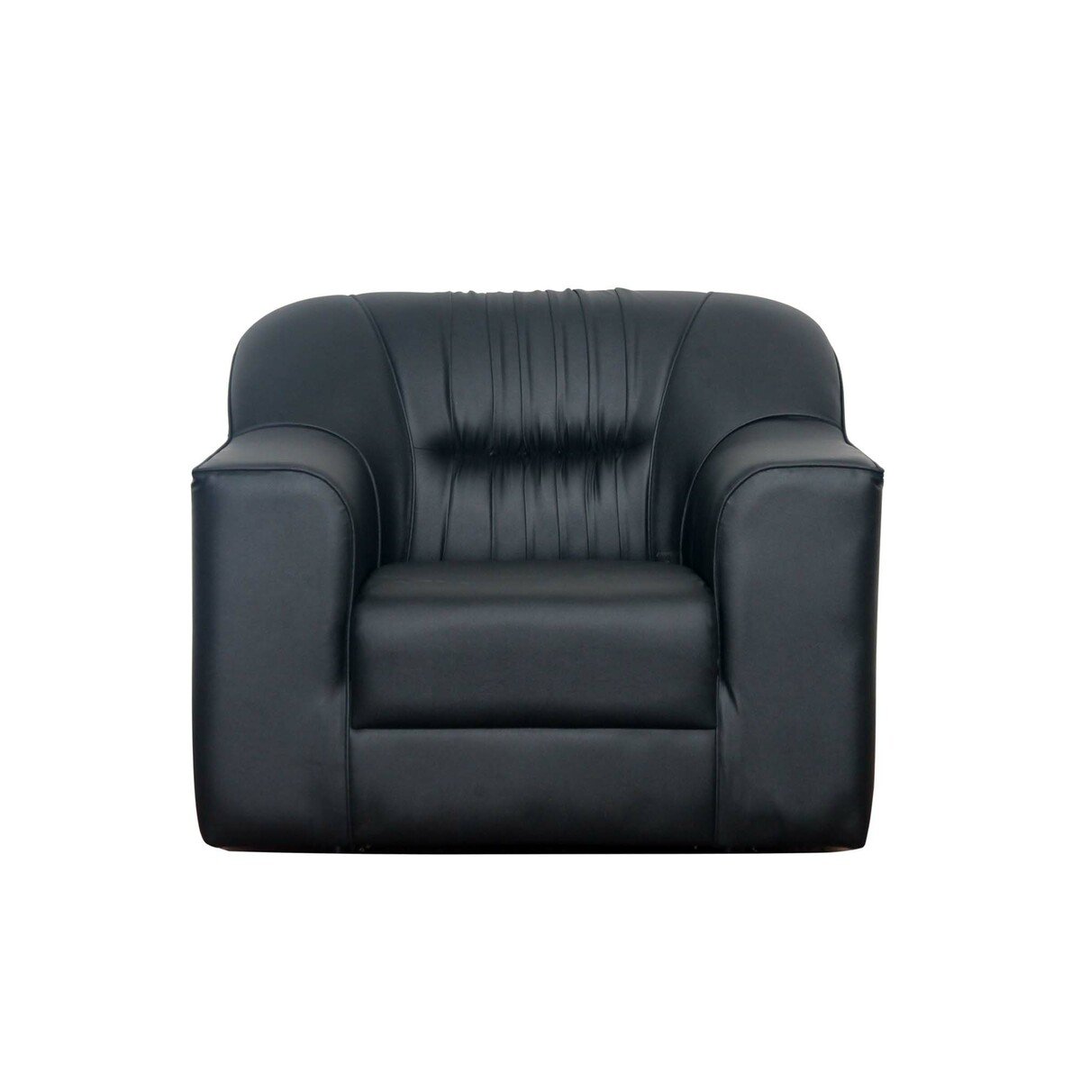 Design Plus PVC Sofa Set 5 Seater (3+1+1) SPR01 Black