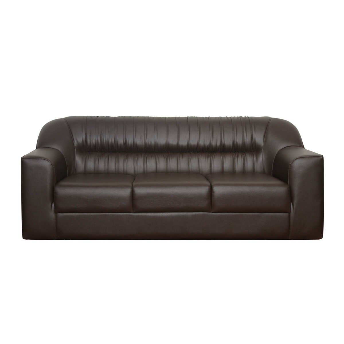 Design Plus PVC Sofa Set 5 Seater (3+1+1) SPR01 Brown