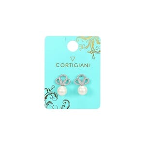Cortigiani Pearl Stone Earring 1495903 Silver