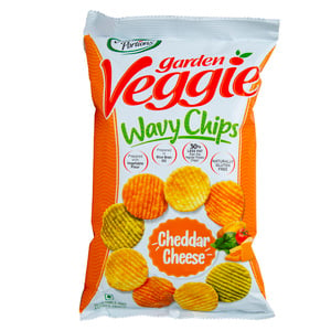 Sensible Portions Garden Veggie Wavy Chips With Cheddar Cheese 120g