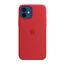 iPhone 12 , 12 Pro Silicone Case with MagSafe - (PRODUCT)RED