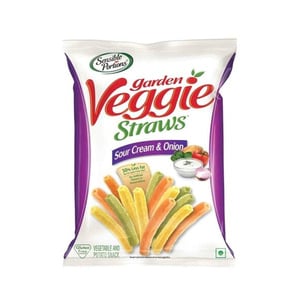 اشتري قم بشراء Sensible Portion Garden Sour Cream & Onion Veggie Straws 120 g Online at Best Price من الموقع - من لولو هايبر ماركت Other Crisps في الكويت