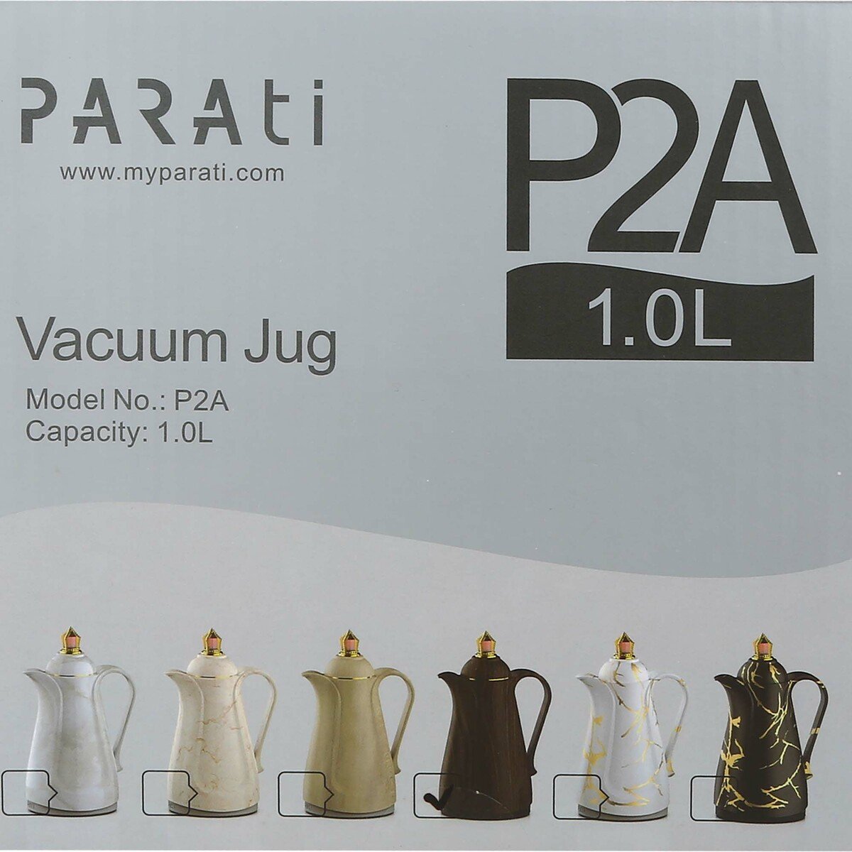Parati PB Vacuum Flask 1Ltr-P2A10M Assorted