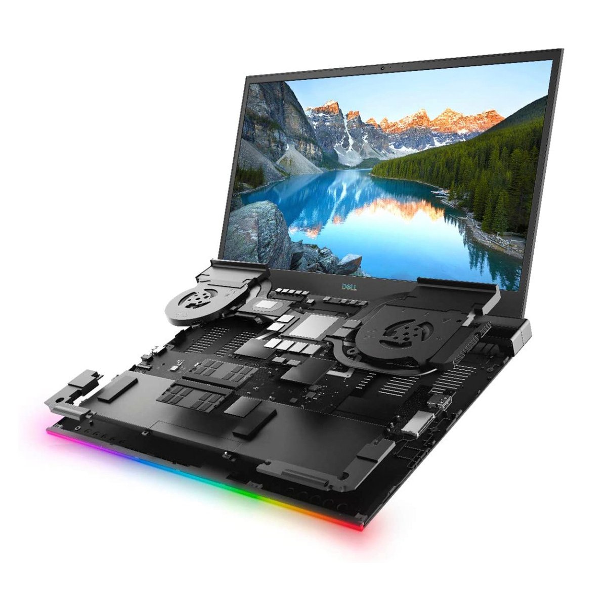 Dell G7 17 7700 Gaming Laptop 17.3 inch FHD 1920 x 1080, 144Hz,9ms Display Intel Core i7-10750H 5.0 GHz,16GB Ram,1TB SSD,8GB GeForce RTX 2070,Eng-Arabic RGB KB,Windows 10 Home,Black