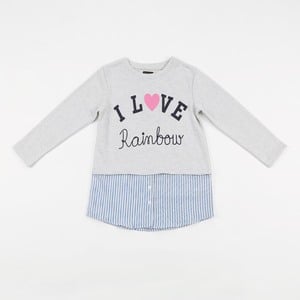 Reo Kid Girl Sweatshirt D9KG110A Grey 2-3Y