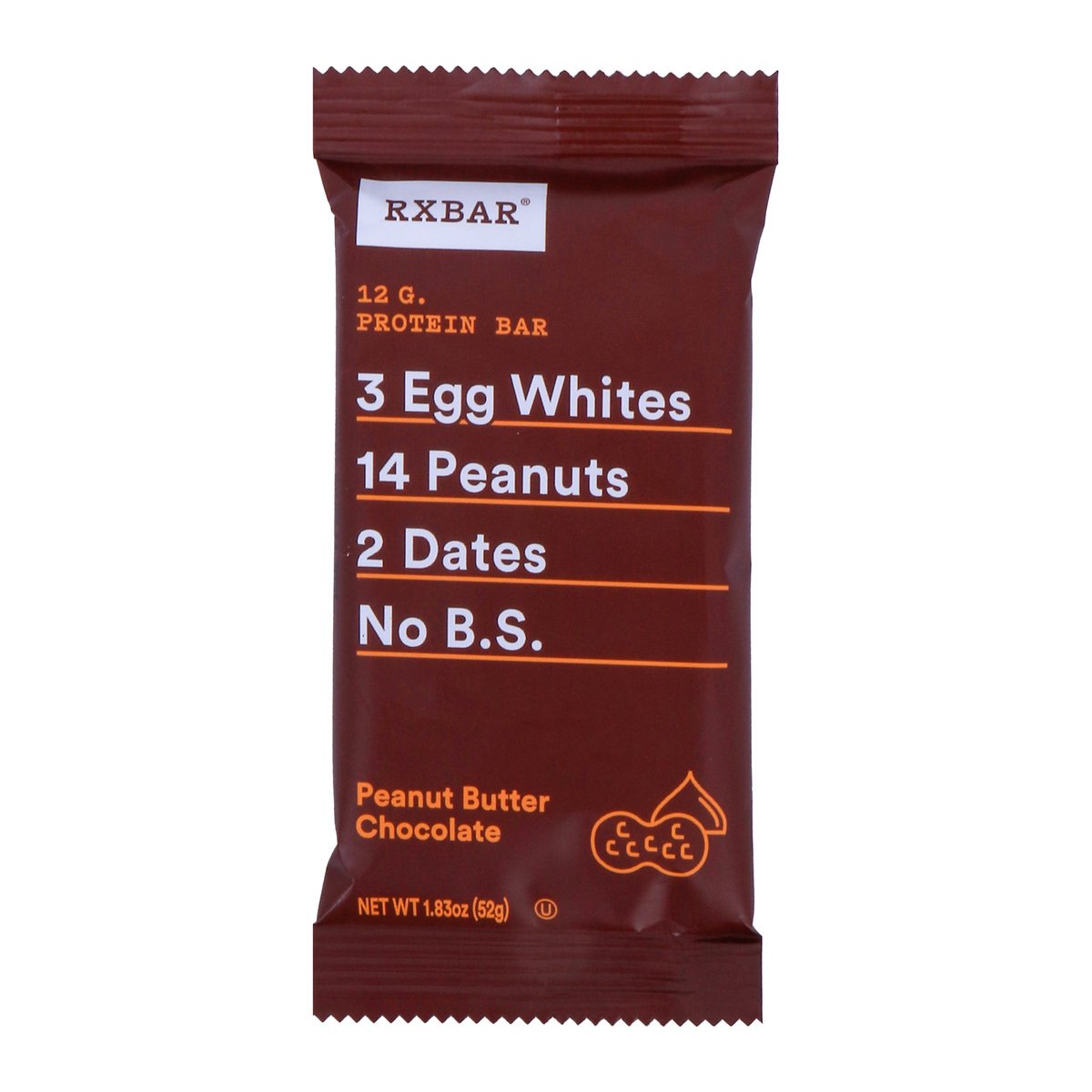 Buy Rxbar Protein Bar Peanut Butter Chocolate 52 g Online at Best Price | Sports Nutrition | Lulu UAE in UAE