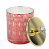 Maple Leaf Scented Candle With Glass K19211 Assorted Color