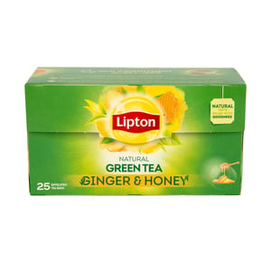 Lipton Green Tea Ginger & Honey 25 Teabags