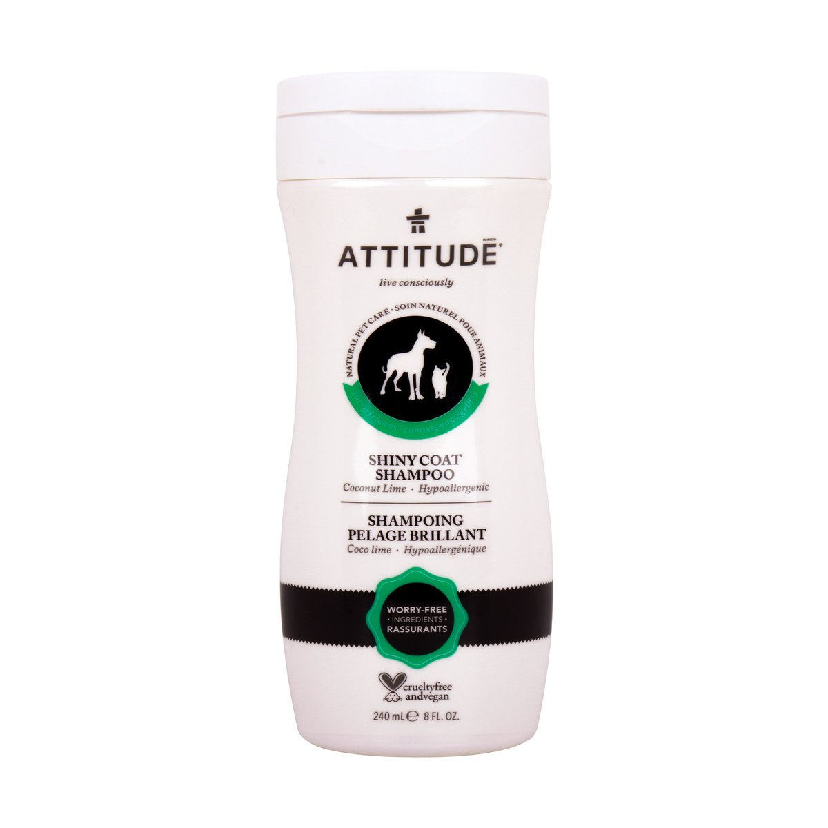 Attitude Pet Shampoo Shiny Coat 240ml