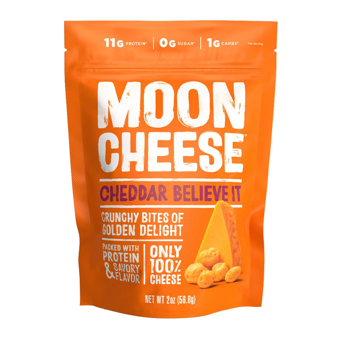 Moon Cheese Crunchy Bites Cheddar 56.6g