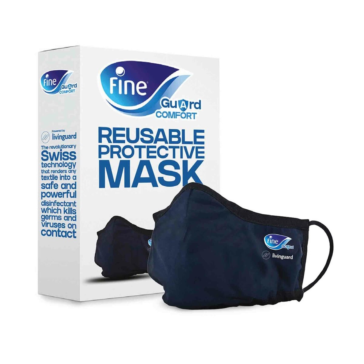 Fine Guard Mask Slim Comfort  1+1 Medium