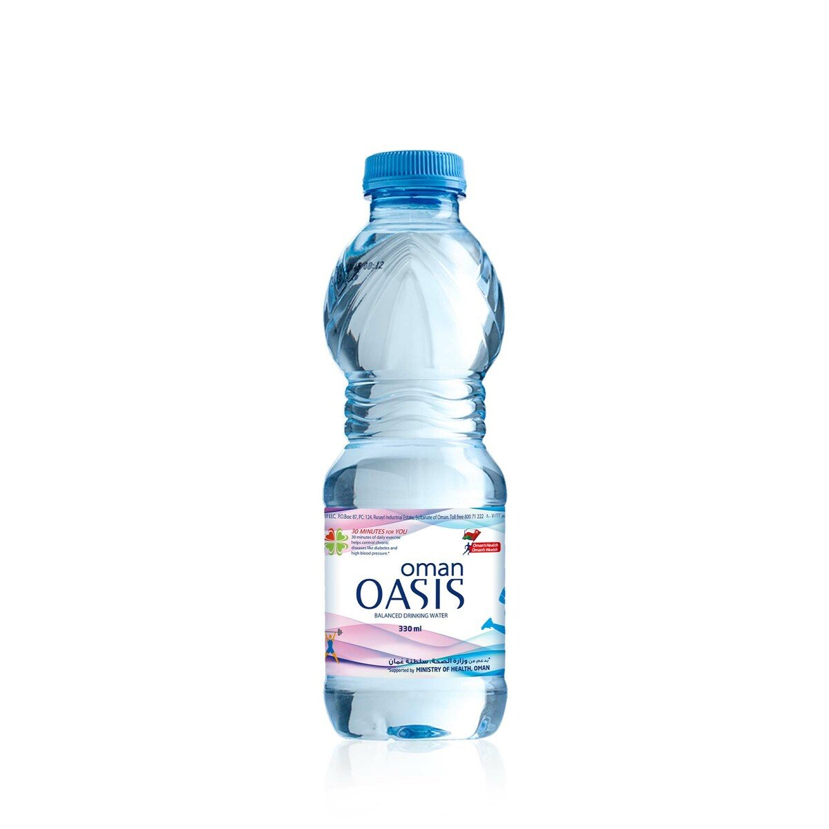 واحة عمان مياه شرب متوازنة 24 × 330 مل